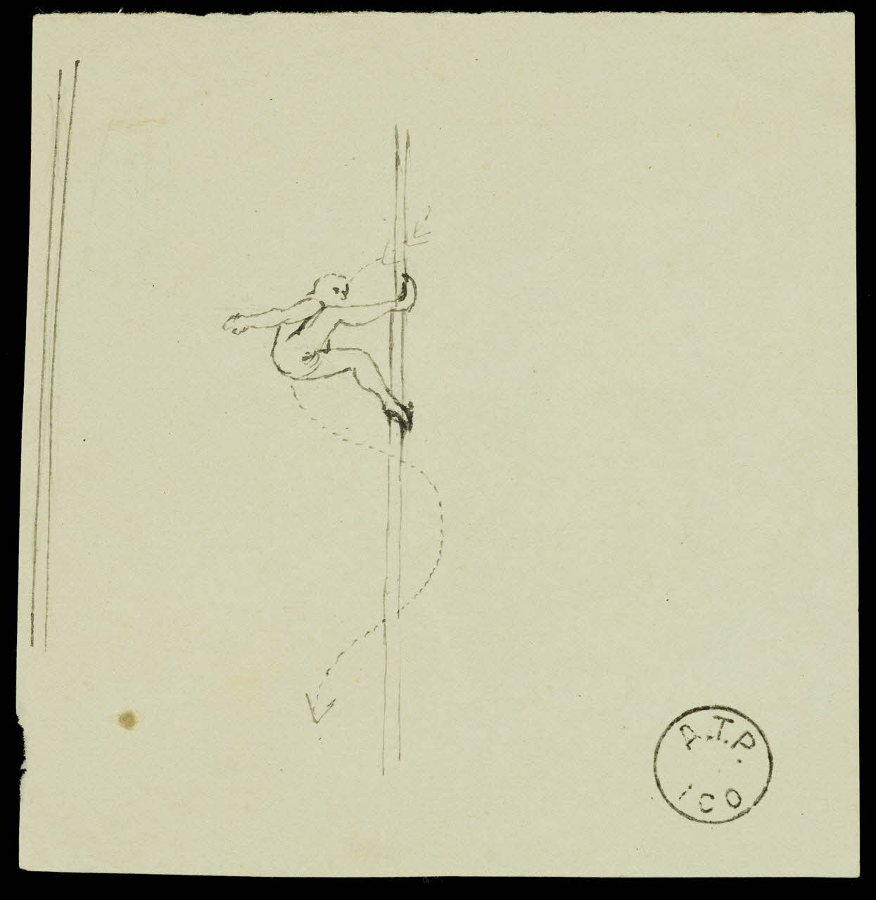 partie d'un ensemble de dessins Comique Pederson 1968.102.2342.2 Photo Mucem