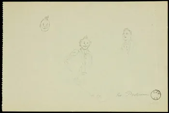 partie d'un ensemble de dessins Les Pederson 1968.102.2342.6  Photo Mucem