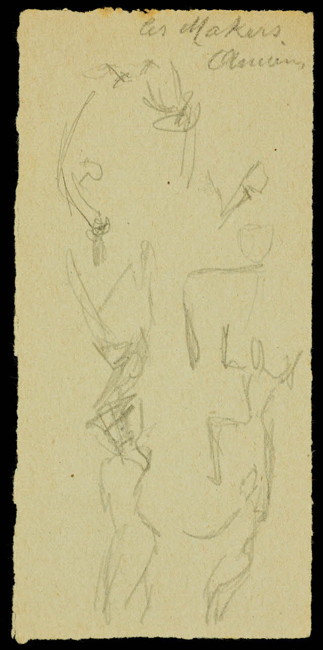 partie d'un ensemble de dessins Les Mackers 1968.102.2345.7 Photo Mucem