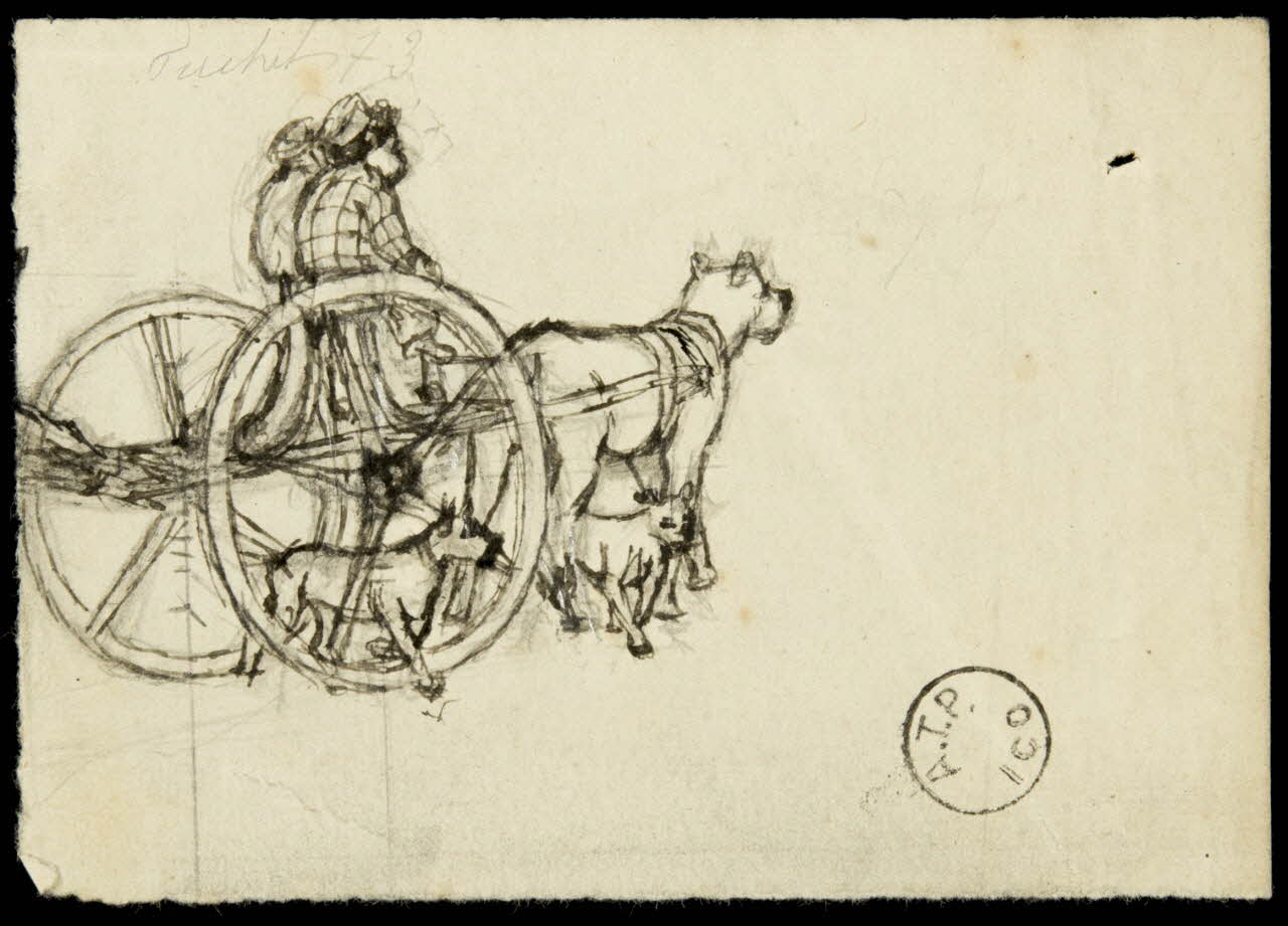 partie d'un ensemble de dessins Tuchit 1968.102.2348.10 Photo Mucem