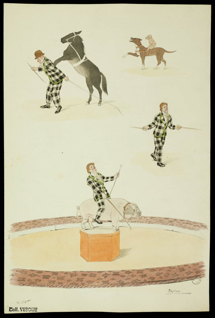 partie d'un ensemble de dessins Pepino 1968.102.2350 Photo Mucem