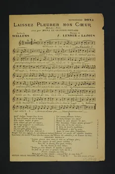 chanson petit format 1965.152.28 Photo Mucem