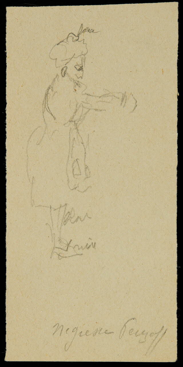partie d'un ensemble de dessins Negresse Perezoff 1968.102.2362.3 Photo Mucem