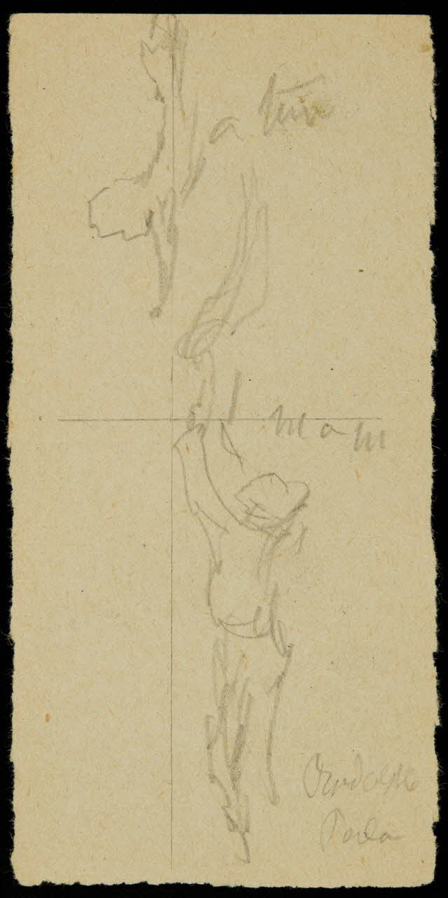 partie d'un ensemble de dessins Rodolphe Perla 1968.102.2366.4 Photo Mucem
