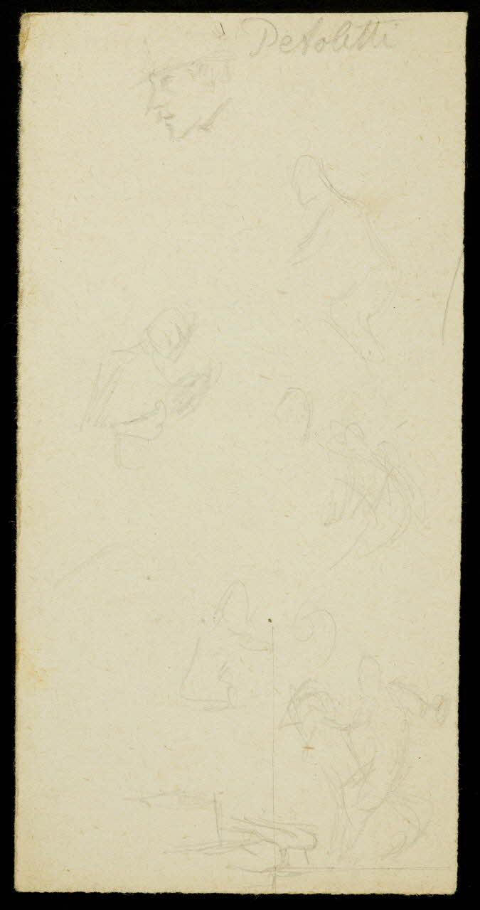 partie d'un ensemble de dessins Petoletti 1968.102.2379.3 Photo Mucem