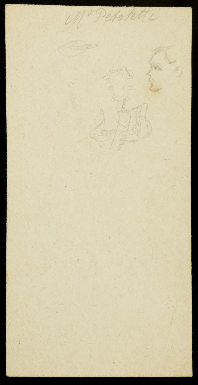 partie d'un ensemble de dessins Mr Petoletti 1968.102.2379.4 Photo Mucem