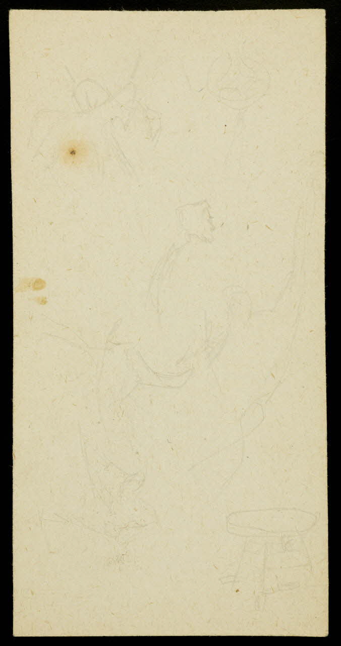 partie d'un ensemble de dessins Mr Petoletti 1968.102.2379.4 Photo Mucem