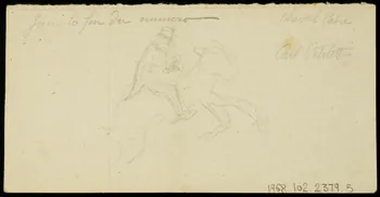 partie d'un ensemble de dessins Carl Petoletti 1968.102.2379.5 Photo Mucem