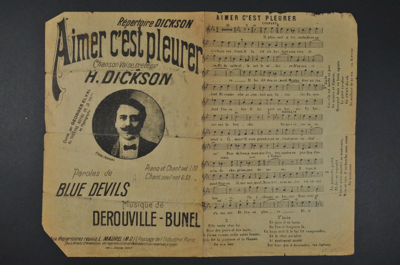 chanson petit format 1965.152.31 Photo Mucem