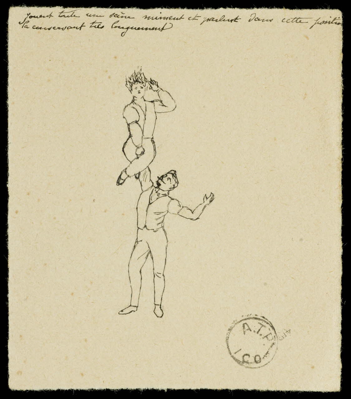 partie d'un ensemble de dessins Pichel et Scale 1968.102.2392.1 Photo Mucem