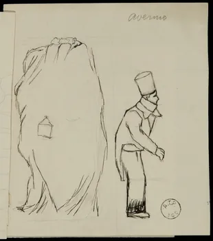 partie d'un ensemble de dessins Averino 1968.102.2393.3 Photo Mucem