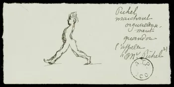 partie d'un ensemble de dessins Pichel  marchant  orgueilleux 1968.102.2394.1  Photo Mucem