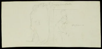 partie d'un ensemble de dessins le Joujou emballé 1968.102.2396.3 Photo Mucem