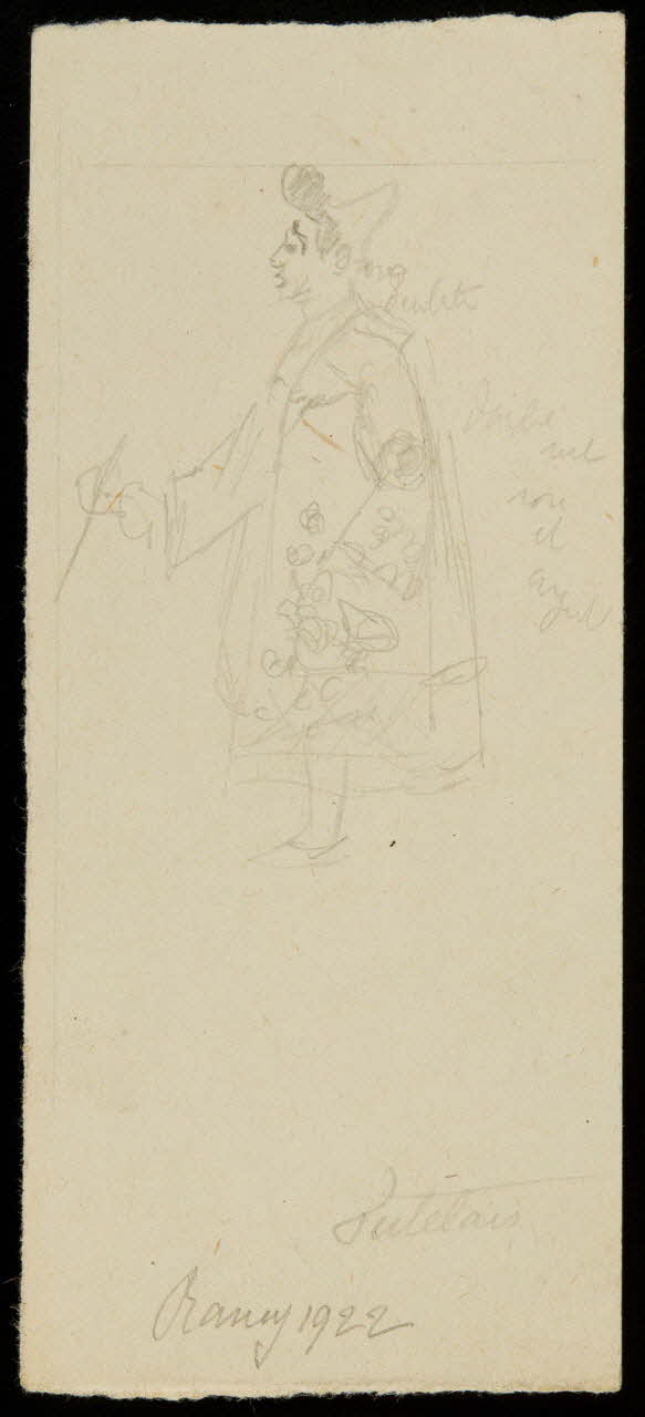 partie d'un ensemble de dessins Futelais 1968.102.2398.2 Photo Mucem