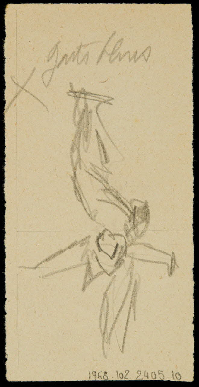 partie d'un ensemble de dessins Esquisse de figure 1968.102.2405.10 Photo Mucem