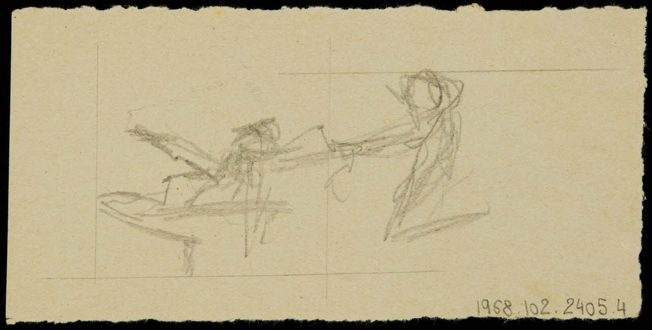 partie d'un ensemble de dessins Esquisse 1968.102.2405.4 Photo Mucem