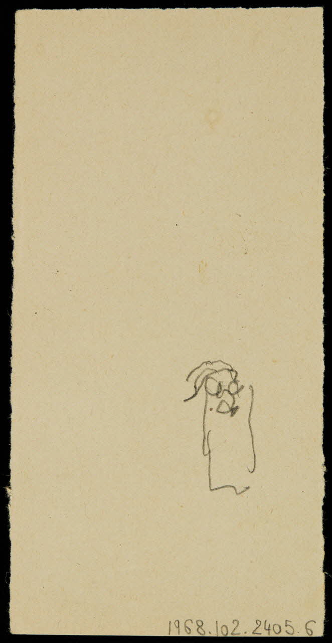 partie d'un ensemble de dessins Esquisse 1968.102.2405.6 Photo Mucem