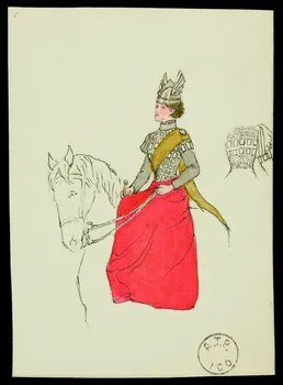 partie d'un ensemble de dessins Cavalière 1968.102.2411.9 Photo Mucem