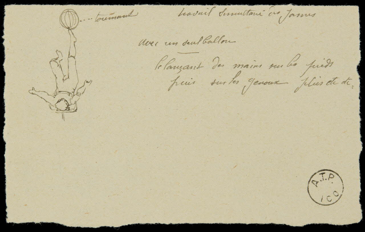 partie d'un ensemble de dessins travail simultané des James 1968.102.2431.6 Photo Mucem