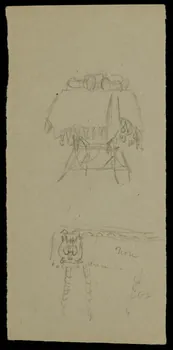 partie d'un ensemble de dessins Esquisse 1968.102.2436.7  Photo Mucem