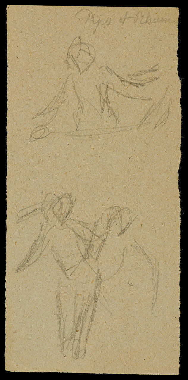 partie d'un ensemble de dessins Pipo et Rhum 1968.102.2437.4 Photo Mucem