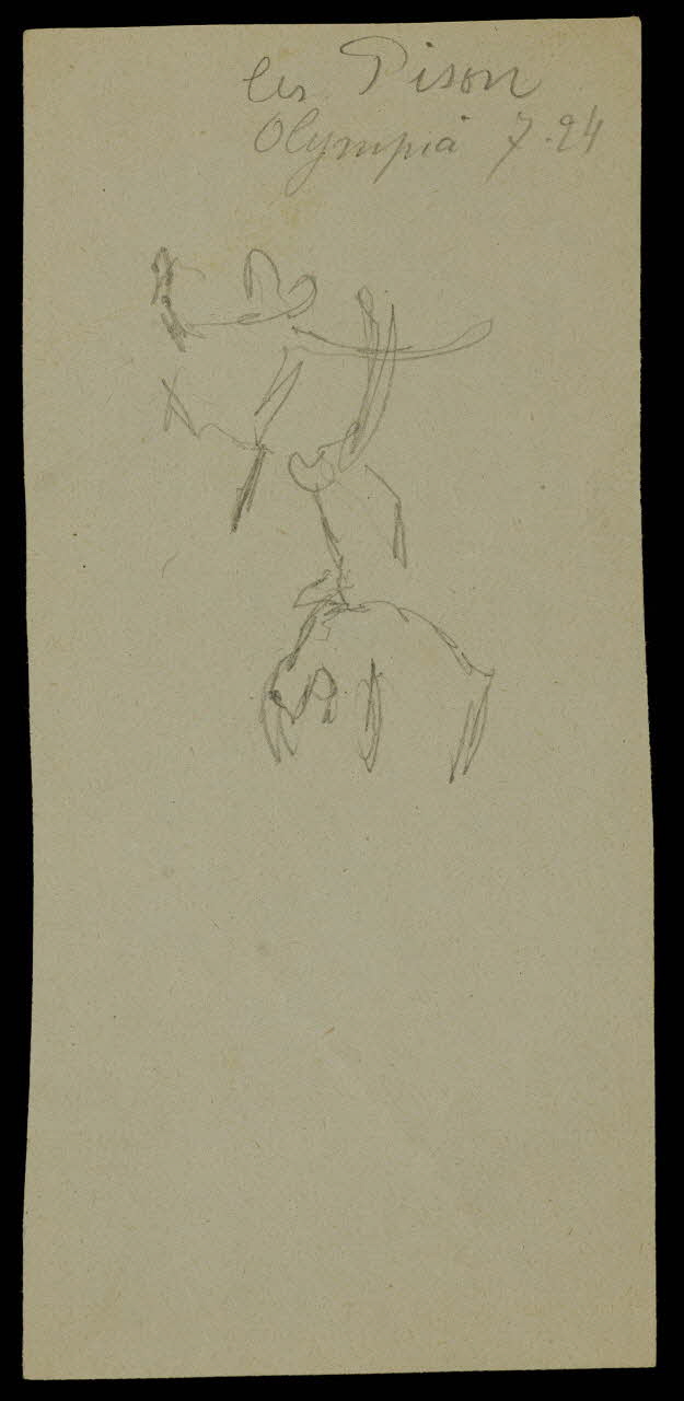 partie d'un ensemble de dessins Les Pison 1968.102.2442.3 Photo Mucem