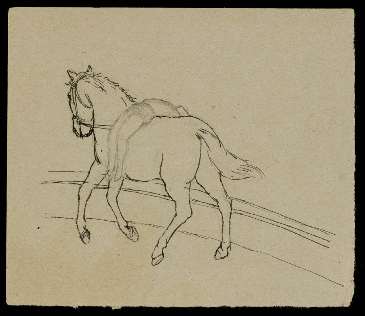 partie d'un ensemble de dessins Pissiuti 1968.102.2443.1 Photo Mucem