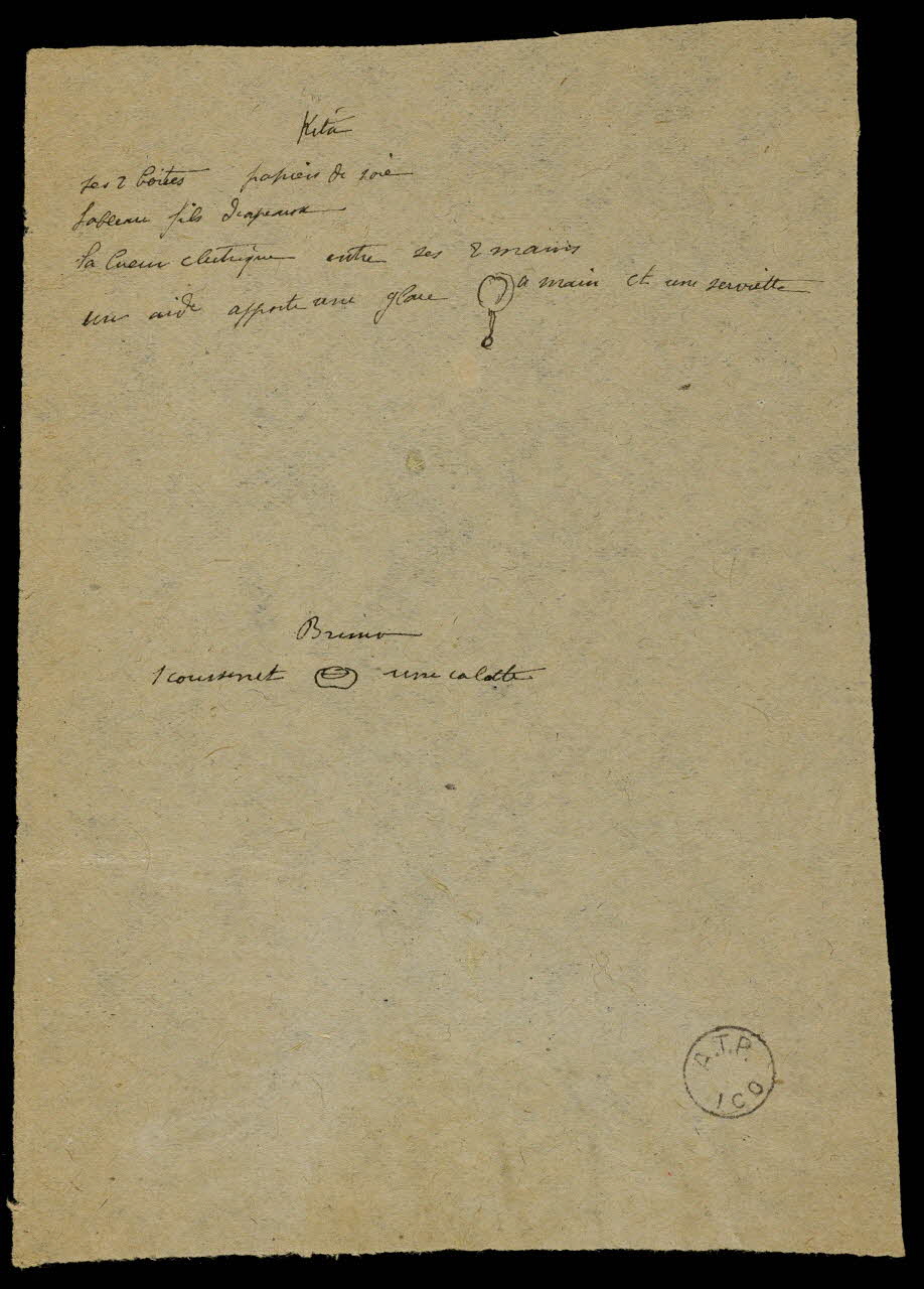 partie d'un ensemble de dessins Kita  Bruno 1968.102.2443.11 Photo Mucem