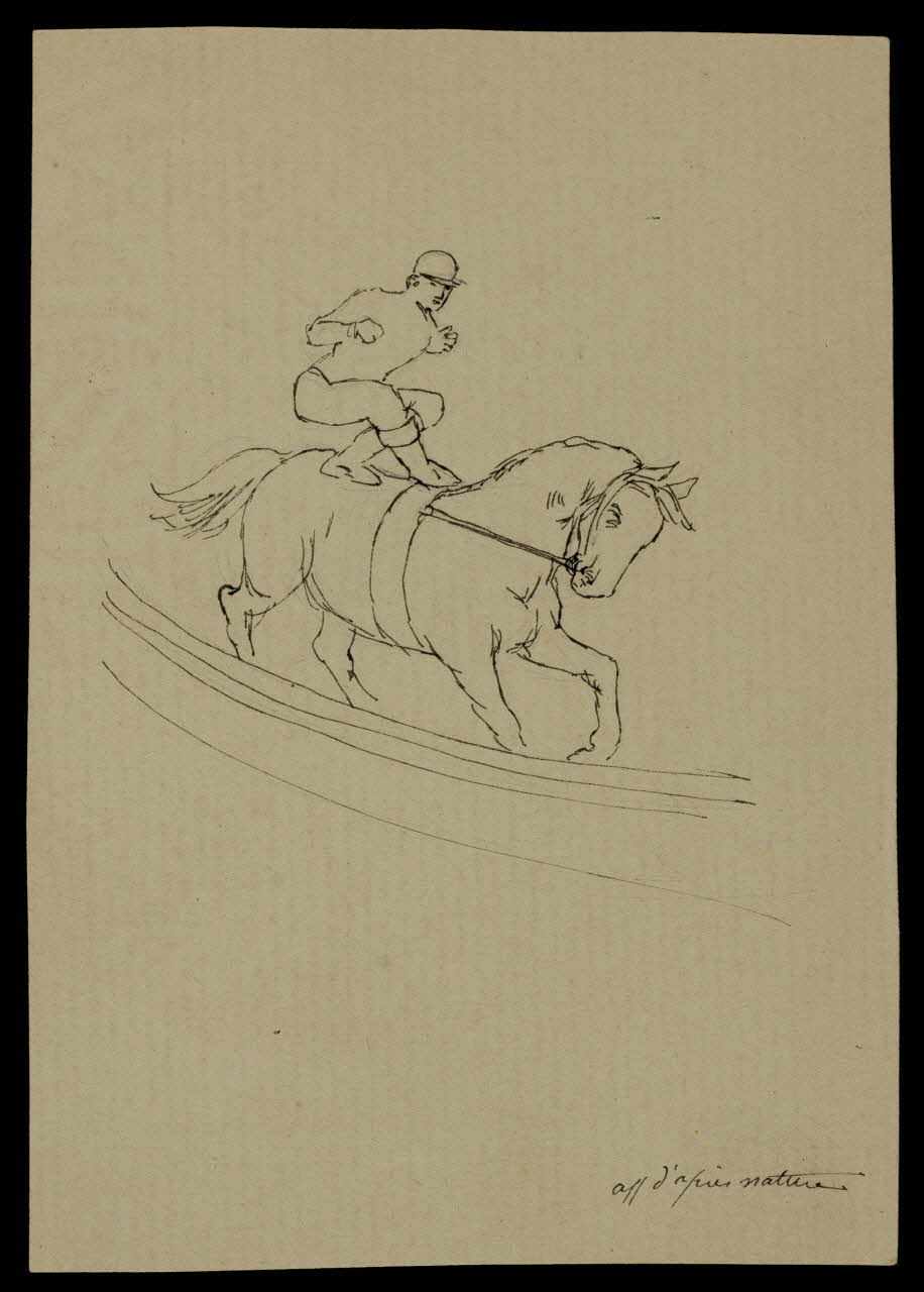 partie d'un ensemble de dessins Voltigeur 1968.102.2443.7 Photo Mucem