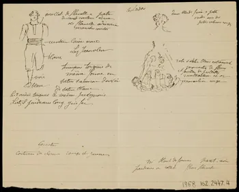 partie d'un ensemble de dessins Costumes et artistes de cirque 1968.102.2447.4  Photo Mucem