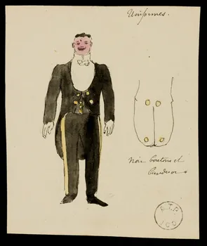 partie d'un ensemble de dessins Uniformes 1968.102.2449.2 Photo Mucem