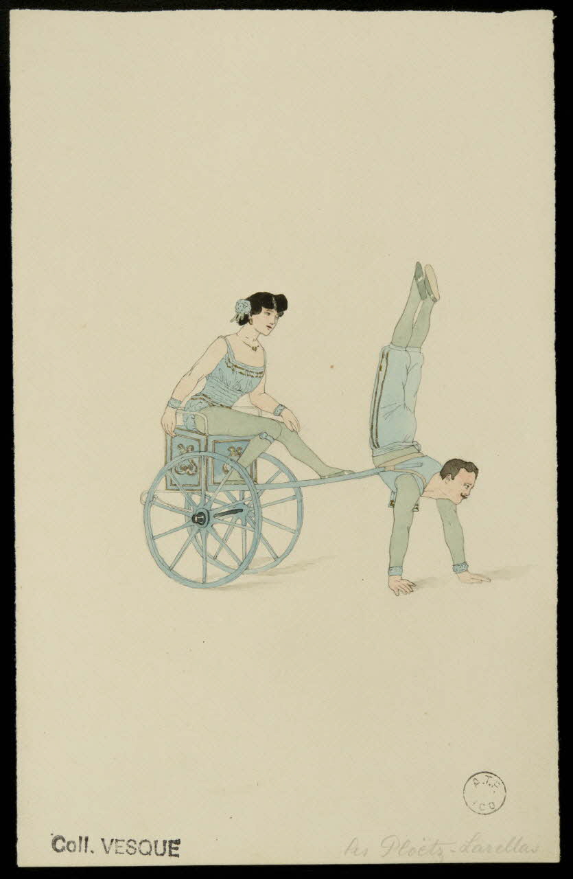 partie d'un ensemble de dessins Les Ploëtz-Larellas 1968.102.2459.2 Photo Mucem