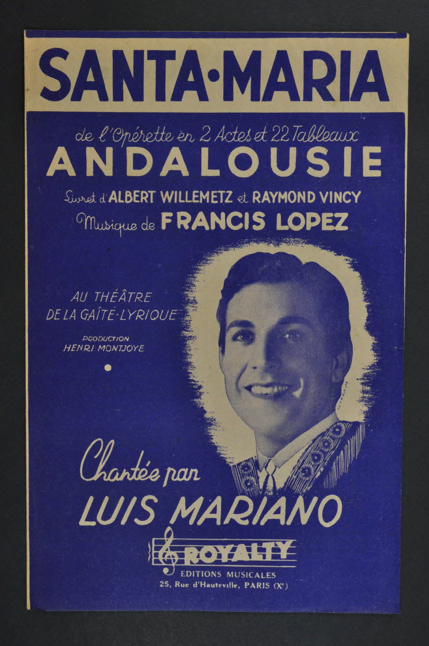 chanson petit format 1966.156.28 Photo Mucem