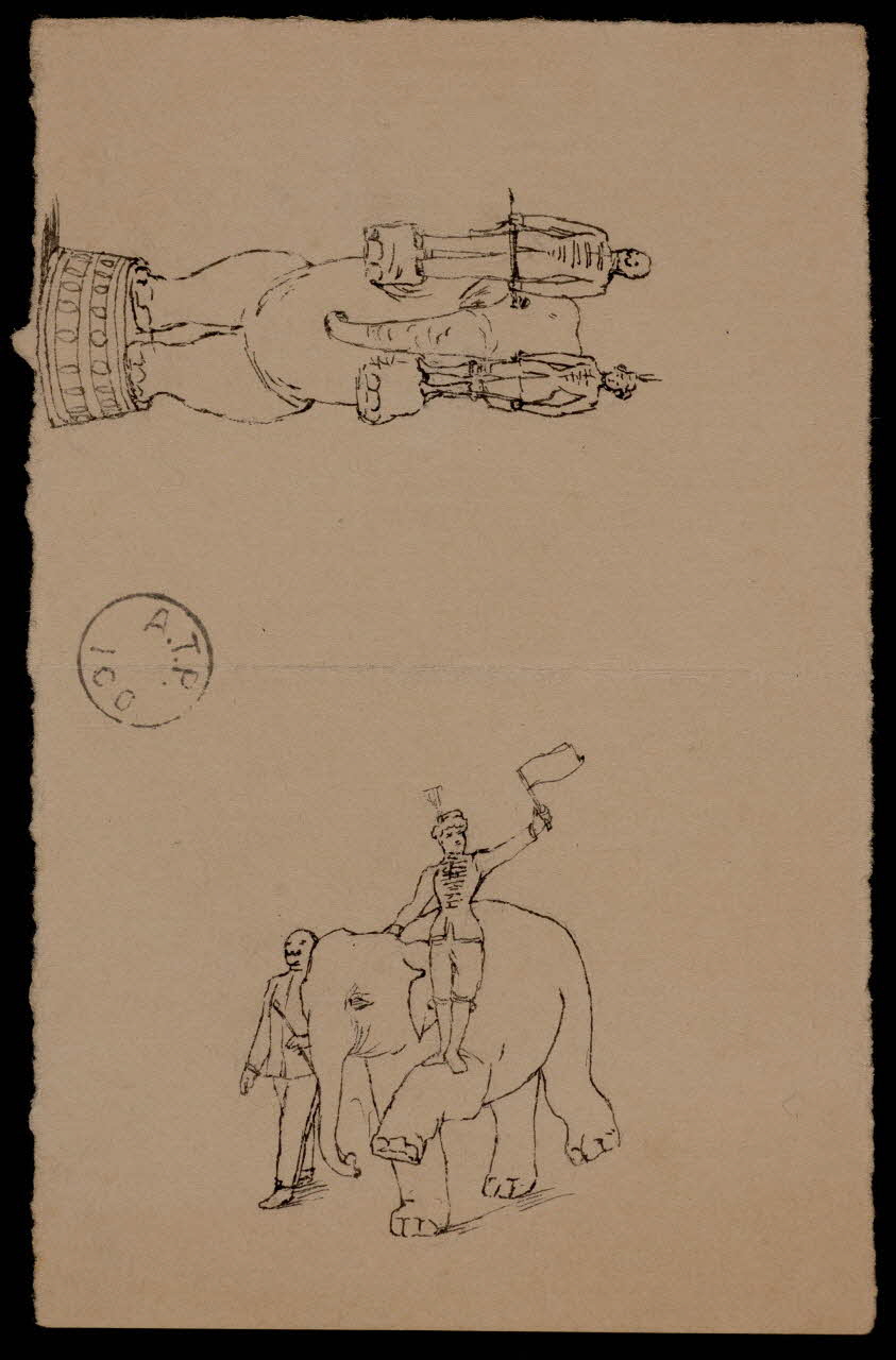 partie d'un ensemble de dessins Angèle Polo 1968.102.2467.2 Photo Mucem