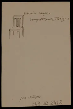 partie d'un ensemble de dessins Pompoff, Theddy  Emig 1968.102.2472  Photo Mucem