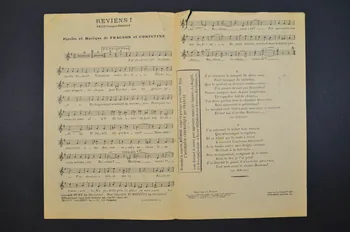 Harry Fragson ; Henri Christiné ; Alice Delysia ; Alice Macdonald ; Tino Rossi ; Salabert chanson petit format 1910 1966.156.29 Photo Mucem