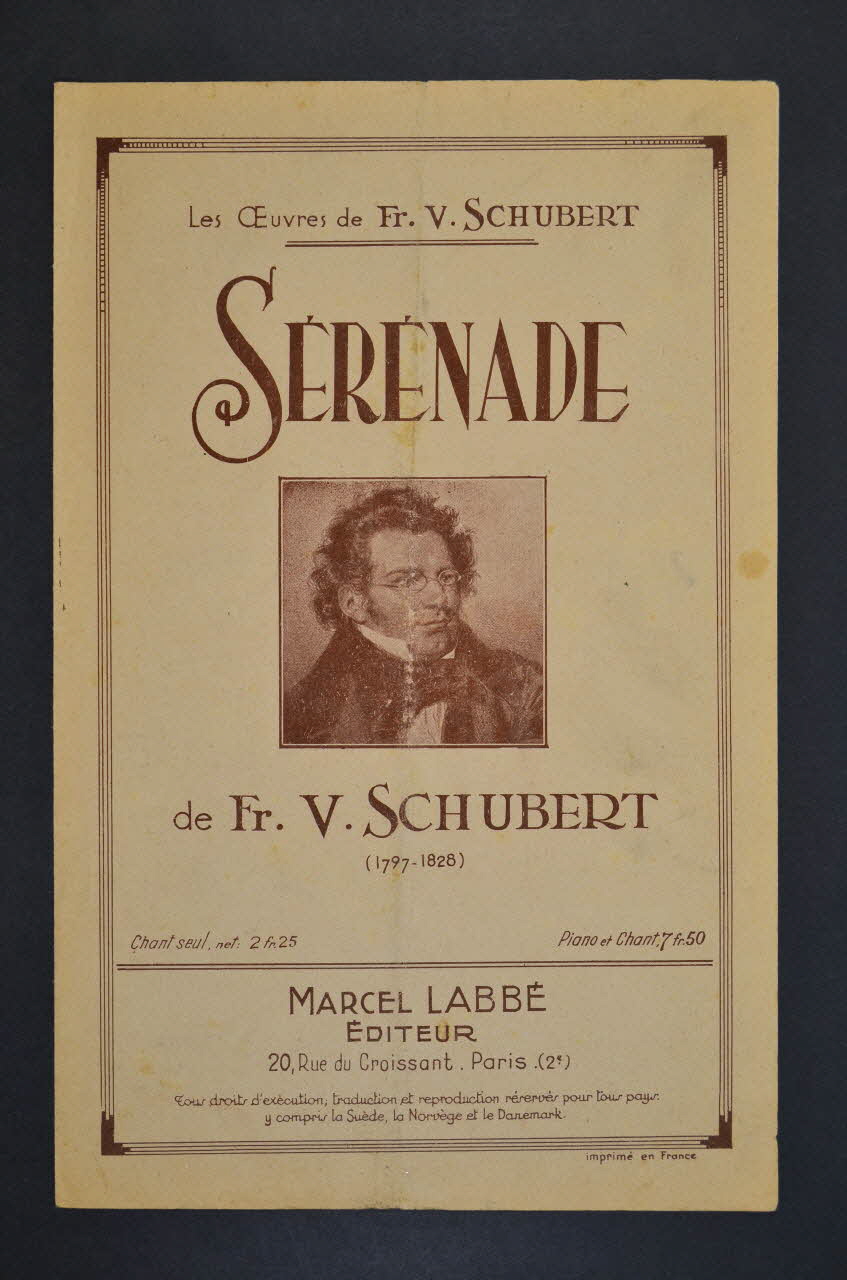 chanson petit format 1966.156.3 Photo Mucem