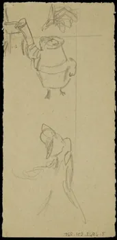 partie d'un ensemble de dessins Décor de roue 1968.102.2484.5  Photo Mucem