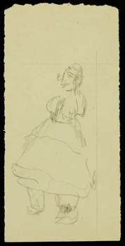 partie d'un ensemble de dessins Esquisses 1968.102.2486.9 Photo Mucem