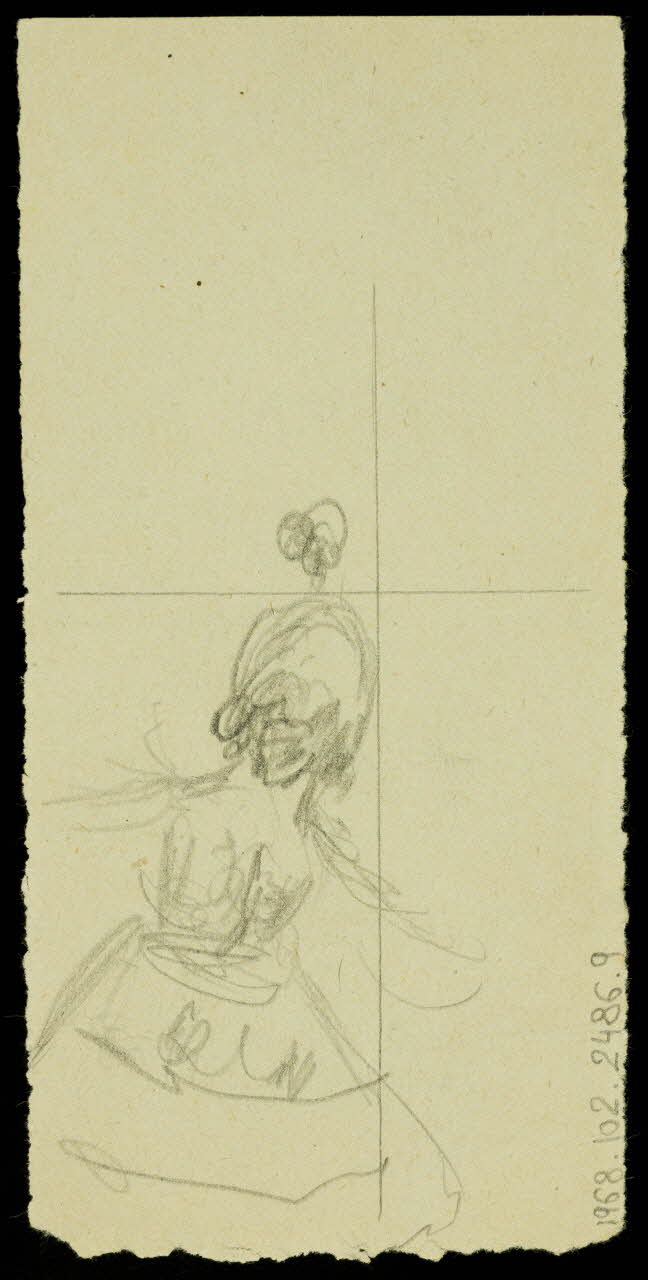partie d'un ensemble de dessins Esquisses 1968.102.2486.9 Photo Mucem