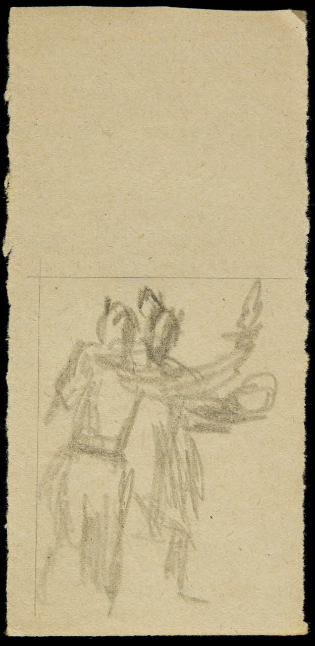 partie d'un ensemble de dessins Gatran 1968.102.2487.22 Photo Mucem