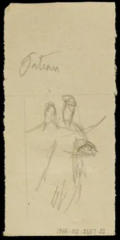 partie d'un ensemble de dessins Gatran 1968.102.2487.22  Photo Mucem