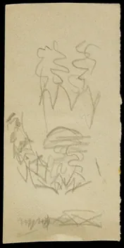 partie d'un ensemble de dessins Croquis de costume 1968.102.2487.26 Photo Mucem