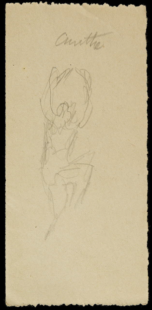 partie d'un ensemble de dessins Annette 1968.102.2490.17 Photo Mucem