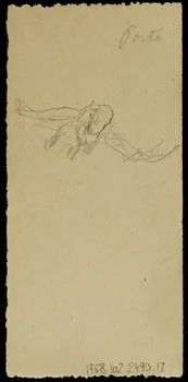 partie d'un ensemble de dessins Annette 1968.102.2490.17 Photo Mucem