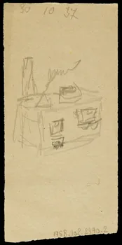 partie d'un ensemble de dessins Croquis d'homme 1968.102.2490.2 Photo Mucem