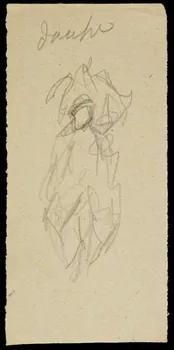 partie d'un ensemble de dessins Silhouette 1968.102.2490.22 Photo Mucem