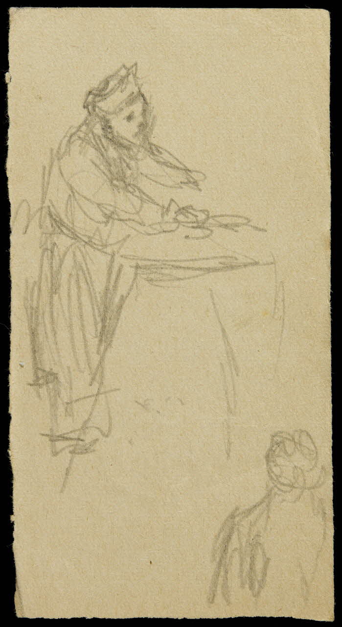 partie d'un ensemble de dessins Silhouettes d'hommes 1968.102.2490.33 Photo Mucem