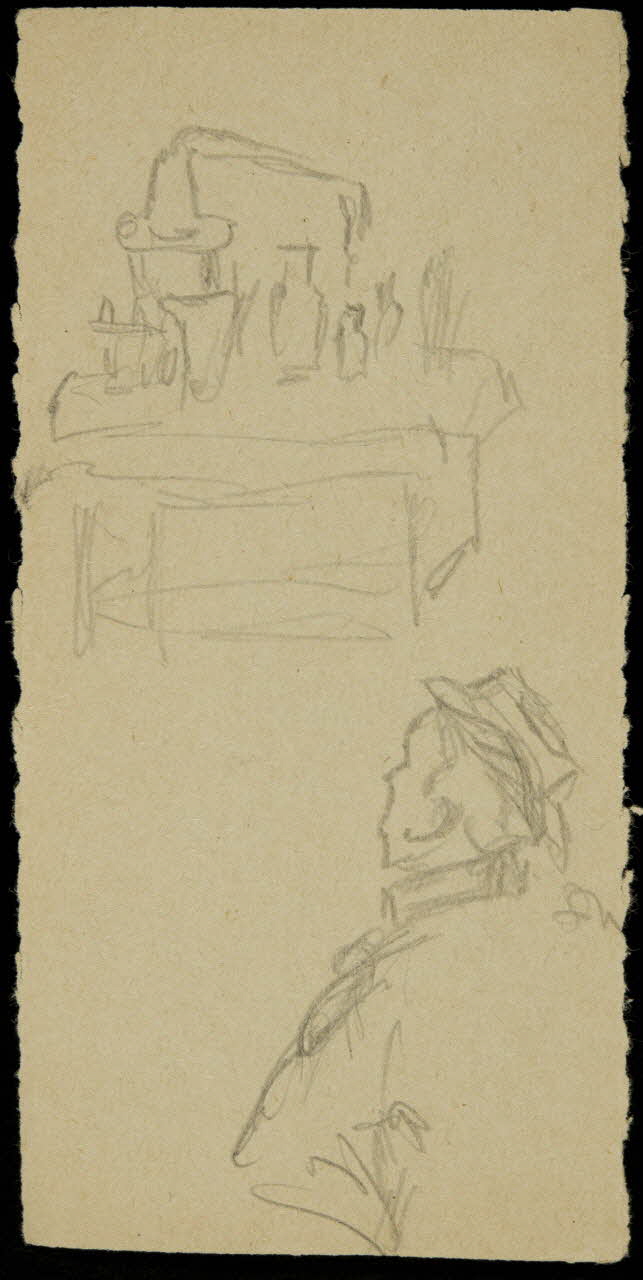 partie d'un ensemble de dessins Cairoli  la création de la  femme 1968.102.2490.44 Photo Mucem