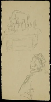 partie d'un ensemble de dessins Cairoli  la création de la  femme 1968.102.2490.44 Photo Mucem